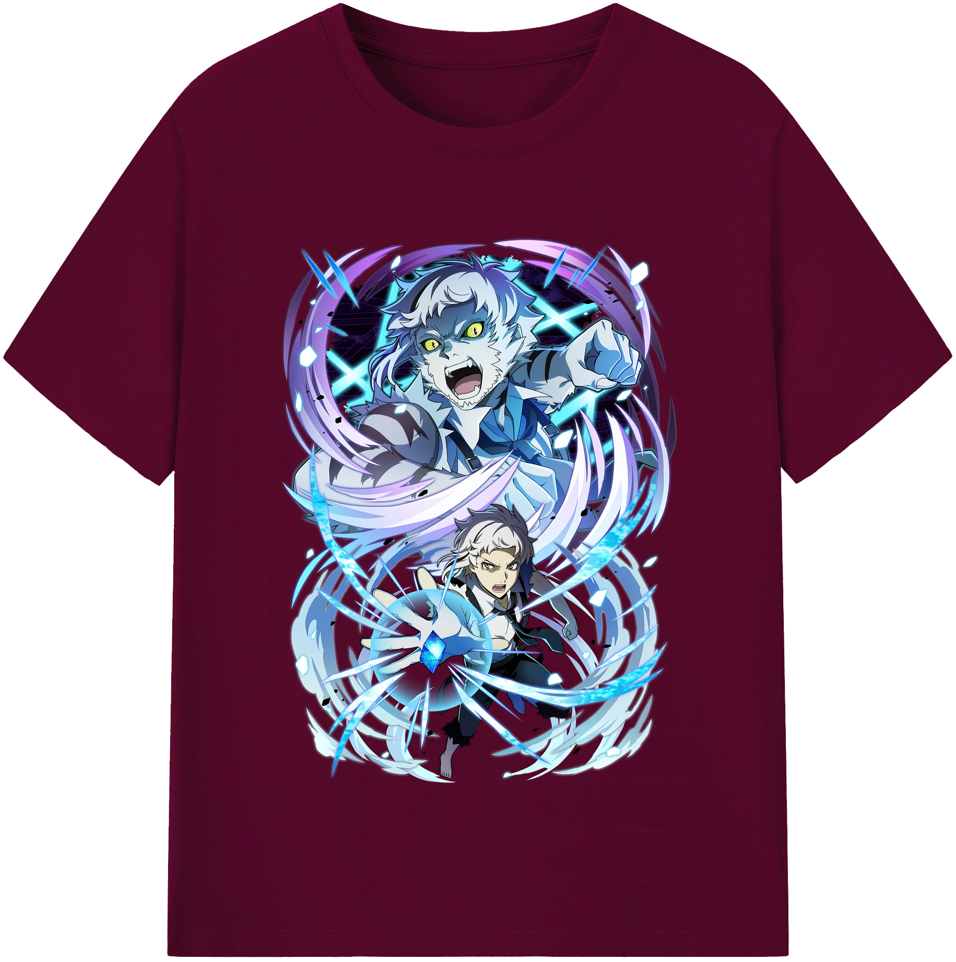 （画像用） 文豪ストレイドッグス Bungo Stray Dogs レディースカジュアルプリントTシャツ（綿100％）